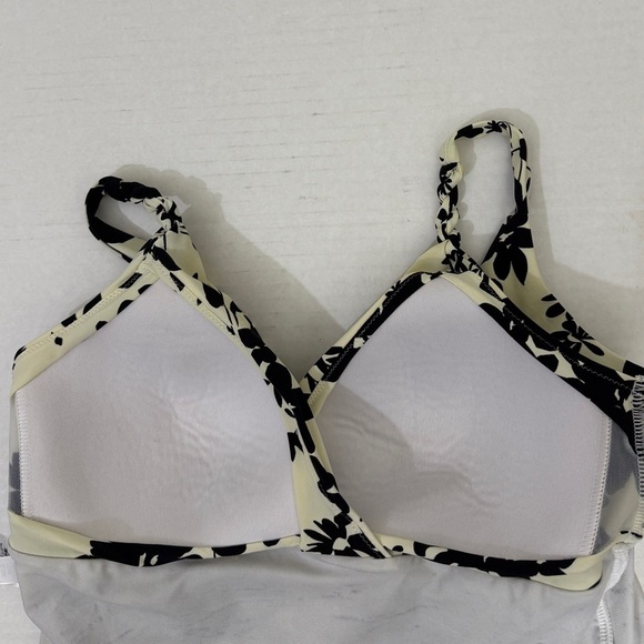 Lands' End Black Floral Tankini - Picture 3 of 7